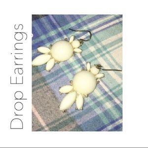 Cute light teal drop earrings